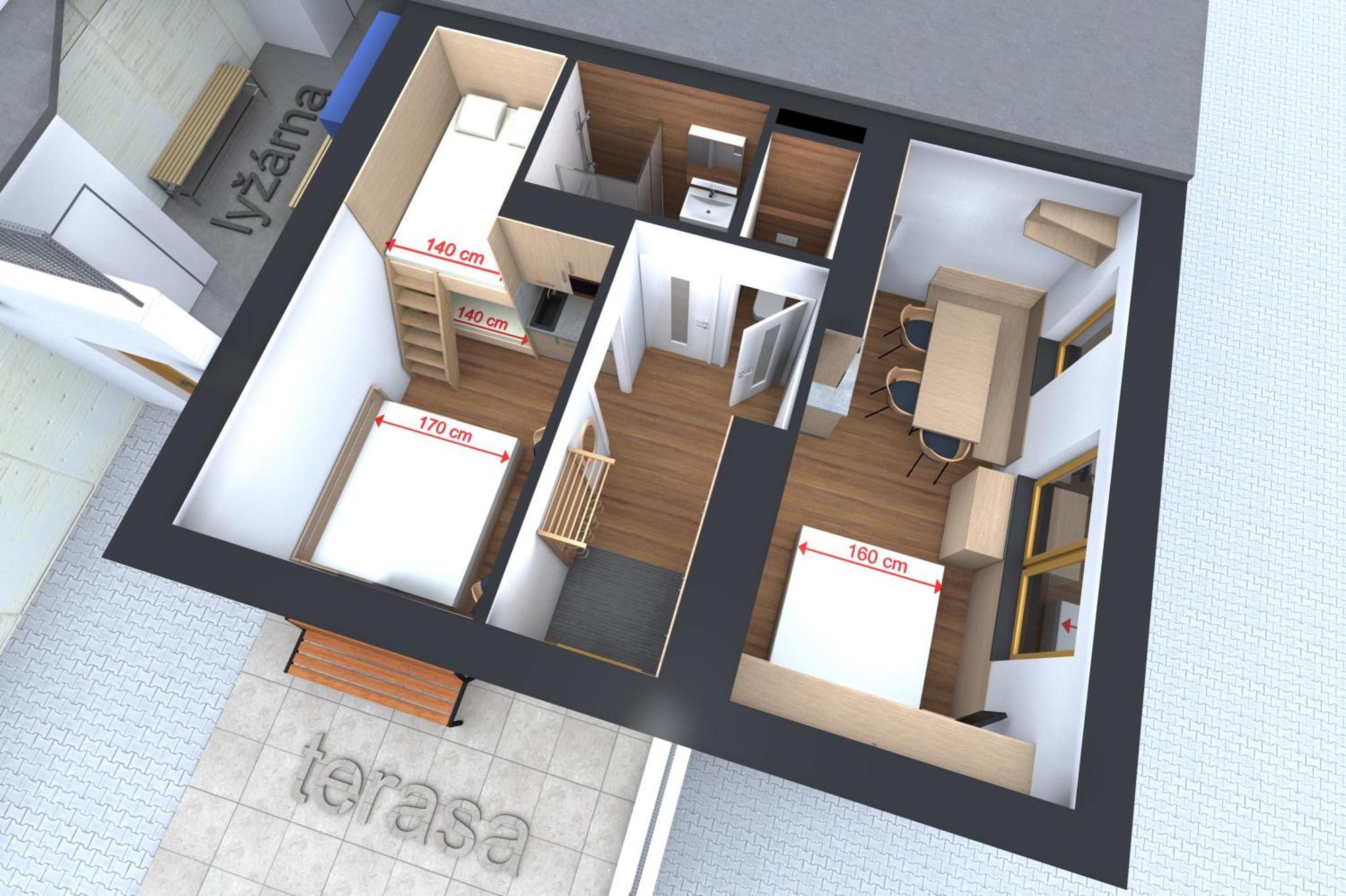 U Králíka, apartmán E Dolní Morava Kültér fotó